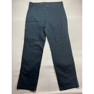 NWT Colorado Clothing Men's Straight Leg Navy Blue Canvas Pants - 34x32 (34x31)
